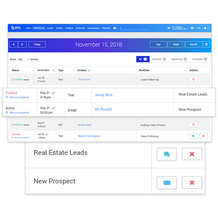 DYL Workflows Dashboard